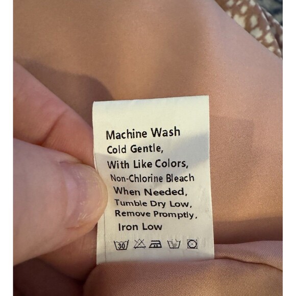 NWT Pretty Garden Dress Sz L Mauve Long Sleeve Floral Boho Maxi Poetic Romantic - Picture 9 of 13